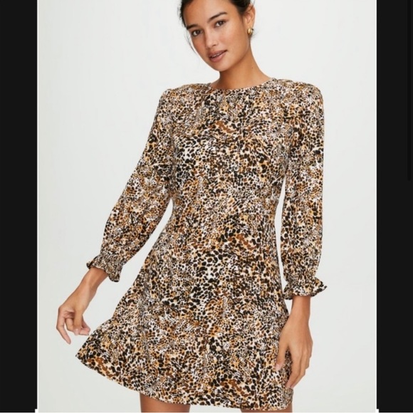 Aritzia Dresses & Skirts - Wilfred Leopard Print Dress